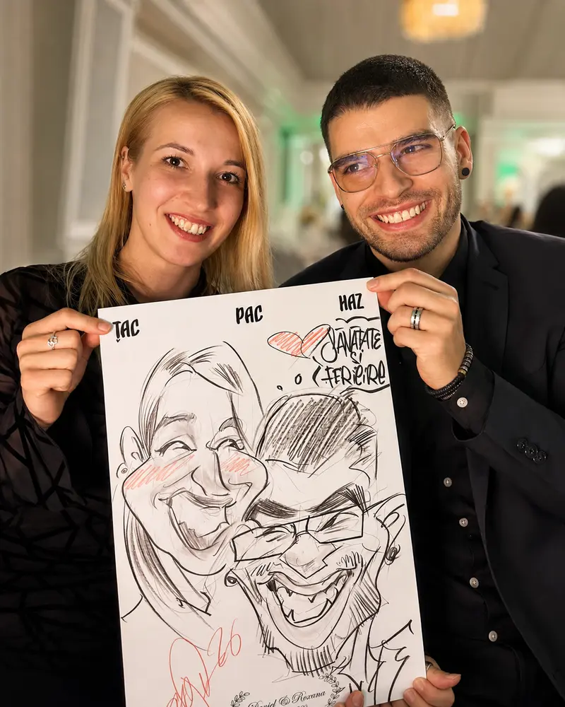 Caricaturi live — subiect vesel