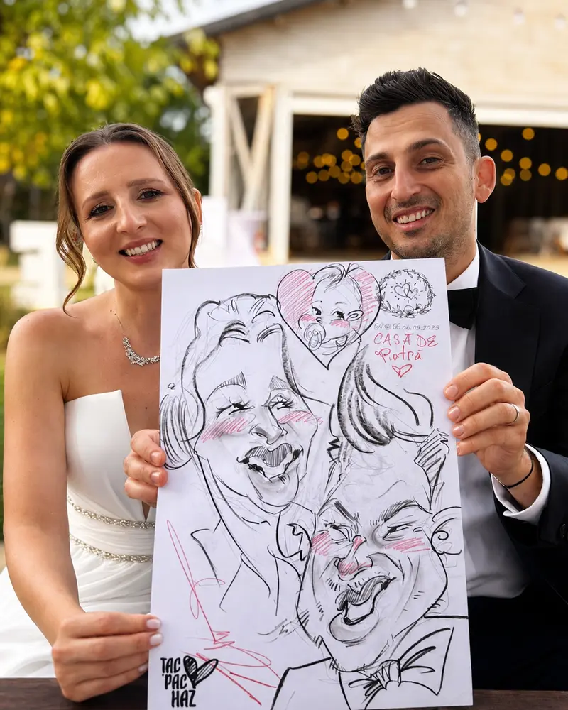 Caricaturi live — subiect vesel