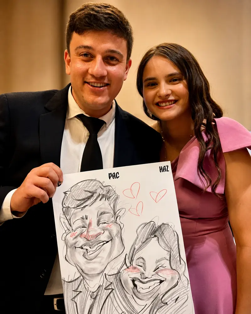 Caricaturi live — la eveniment