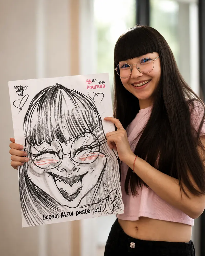 Caricaturi live — subiect vesel