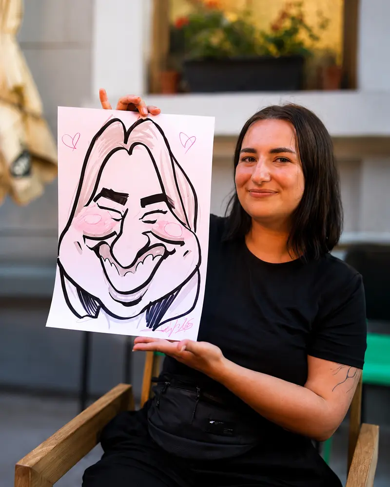 Caricaturi live — în flagrant