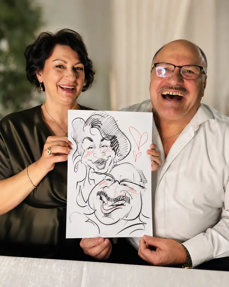 Caricaturi live — subiect vesel