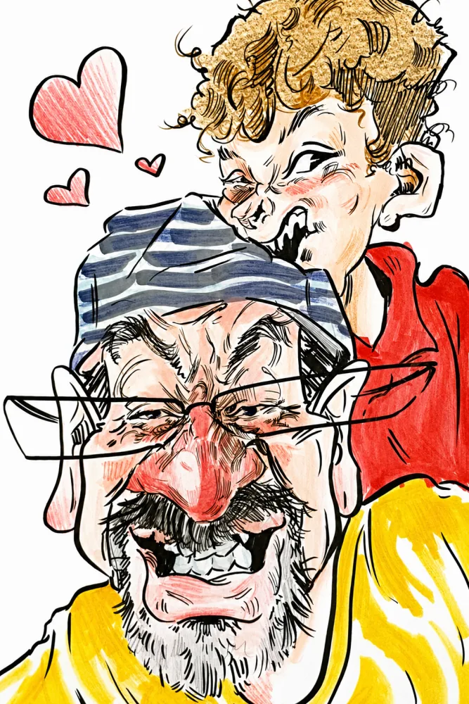 Portofoliu — caricatură