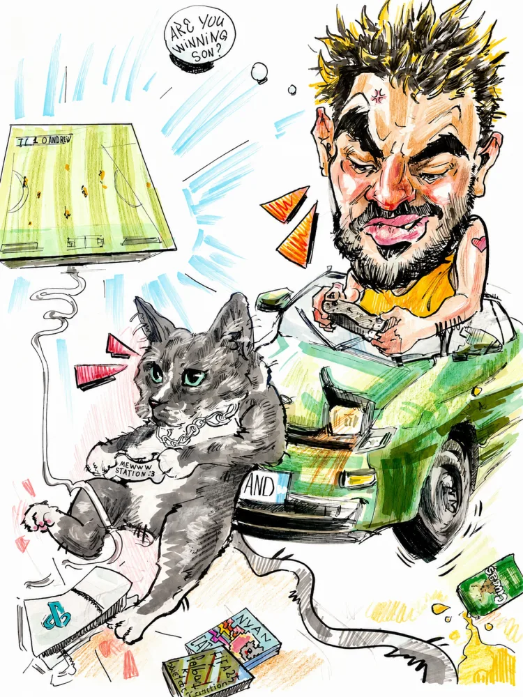 Portofoliu — caricatură
